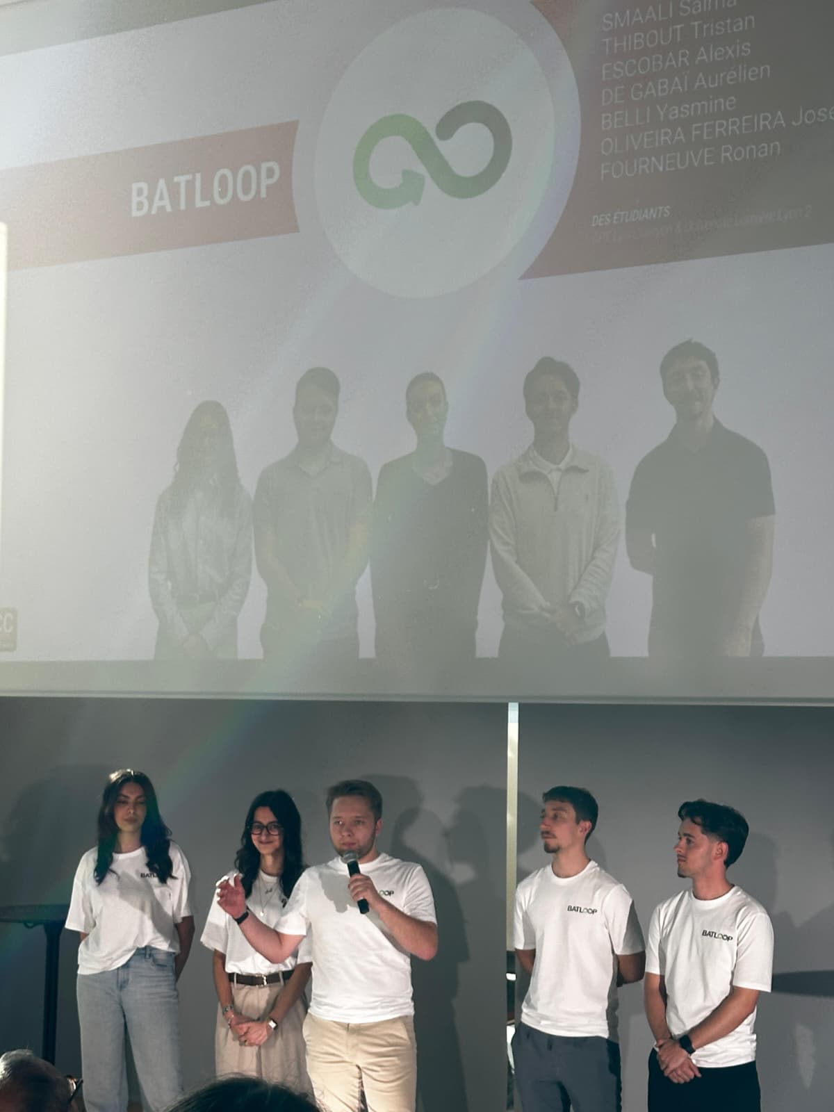 Équipe BatLoop lors de la finale de Campus Création 2026